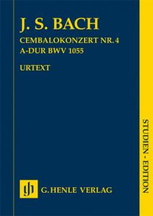 Bach - CEMBALOKONZERT NR. 4 A-DUR BWV 1055 STUDIENPARTITUR