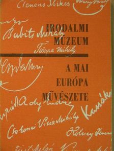 Mácza János - A mai Európa művészete [antikvár]