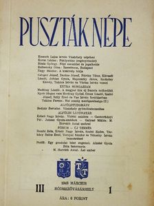 Bodnár Bertalan - Puszták népe 1948. március [antikvár]