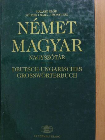 Földes Csaba - Német-magyar nagyszótár [antikvár]