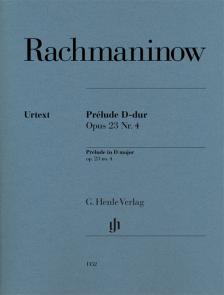 RAHMANYINOV / RACHMANINOW - PRÉLUDE D-DUR OP.23 NR.4 (D.RAHMER, M-A HAMELIN)