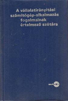 Síklaky István, Ruisz Rezső - A vállalatirányítási számítógép-alkalmazás fogalmainak értelmező szótára [antikvár]