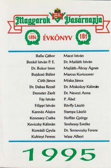 Szász Lóránt - Magyarok Vasárnapja Évkönyv 1995 [antikvár]