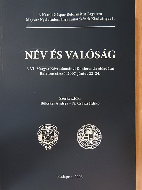 Bába Barbara - Név és valóság [antikvár]