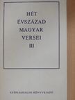 Barkó Sándor - Hét évszázad magyar versei III. (töredék) [antikvár]