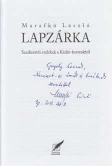 Marafkó László - Lapzárka (dedikált) [antikvár]