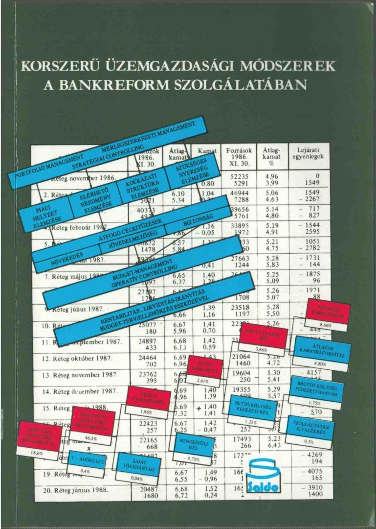Ibolya Vogler - Korszerű üzemgazdasági módszerek a bankreform szolgálatában [antikvár]