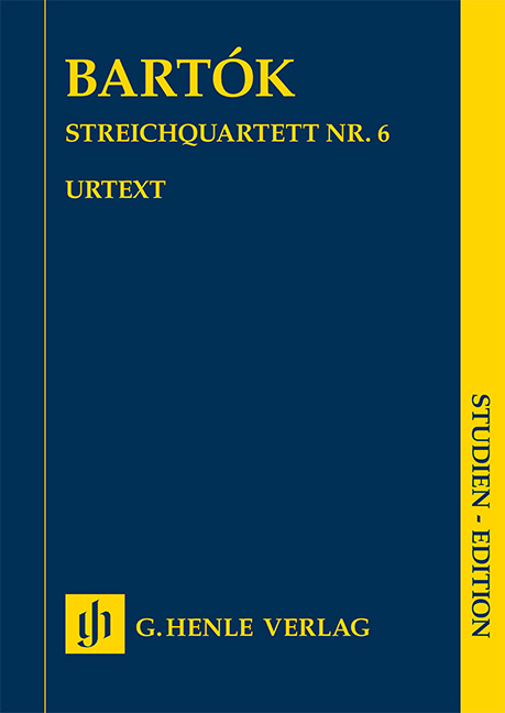 Bartók Béla - STREICHQUARTETT NR. 6 STUDIENPARTITUR