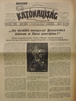 Székelyföldi Mária - Magyar katonaujság 1942. november 28./A magyar katonaujság melléklete 1942. november 28. [antikvár]