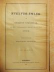 Csicseri Bors - Nyelvőr-emlék [antikvár]