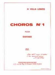 VILLA-LOBOS - CHOROS NO.1. POUR GUITARE