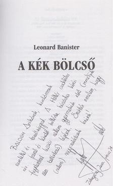 Leonard Banister - A kék bölcső (Dedikált) [antikvár]