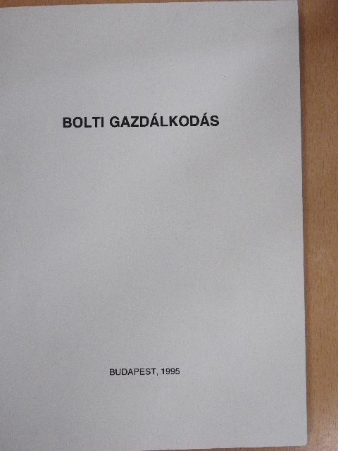 Ríz Kálmán - Bolti gazdálkodás [antikvár]