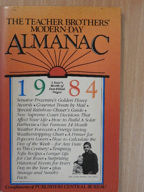 The Teacher Brothers' Modern-Day Almanac 1984 [antikvár]