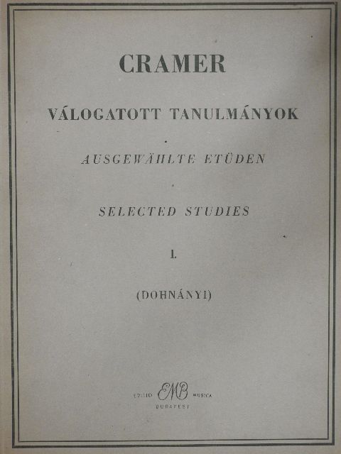 Cramer - Válogatott tanulmányok I. [antikvár]