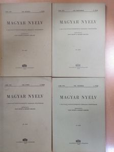 Bárczi Géza - Magyar nyelv 1962/1-4. [antikvár]