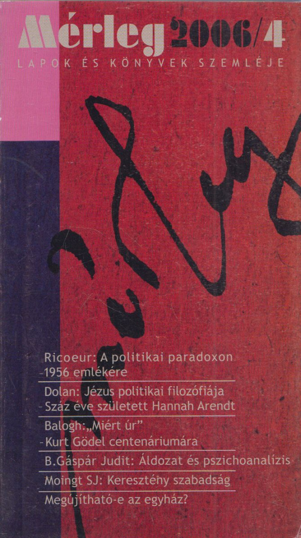 Mártonffy Márton - Mérleg 2006/4 [antikvár]
