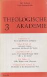 Rahner, Karl, Semmelroth, Otto - Theologische Akademie 3. [antikvár]