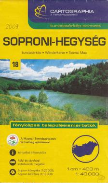 Cartographia Kiadó - Soproni-hegység turistatérkép 1:40000 [antikvár]