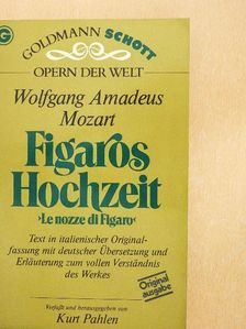 Wolfgang Amadeus Mozart - Figaros Hochzeit [antikvár]