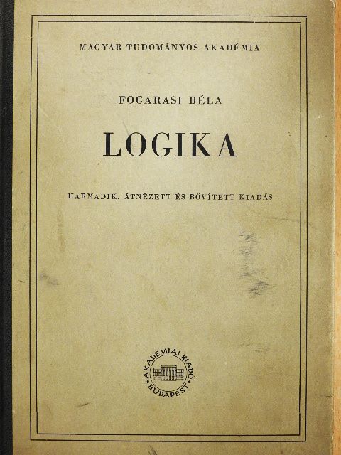 Fogarasi Béla - Logika [antikvár]