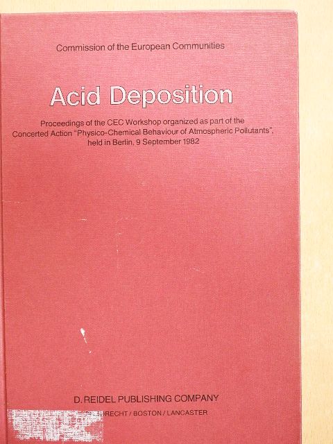 B. Ulrich - Acid Deposition [antikvár]