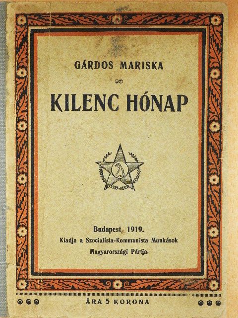 Gárdos Mariska - Kilenc hónap [antikvár]