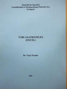 Dr. Vajsz Tivadar - Táblázatkezelés (Excel) [antikvár]