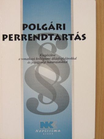 Polgári perrendtartás [antikvár]