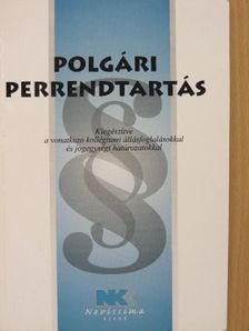 Polgári perrendtartás [antikvár]