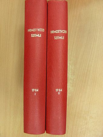 Aczél Endre - Nemzetközi Szemle 1984. január-december I-II. [antikvár]