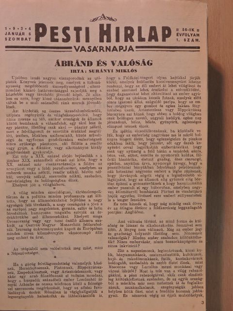 Harsányi Zsolt - A Pesti Hirlap Vasárnapja 1934. január-június (fél évfolyam) [antikvár]