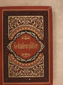 Gedankensplitter (gótbetűs) [antikvár]
