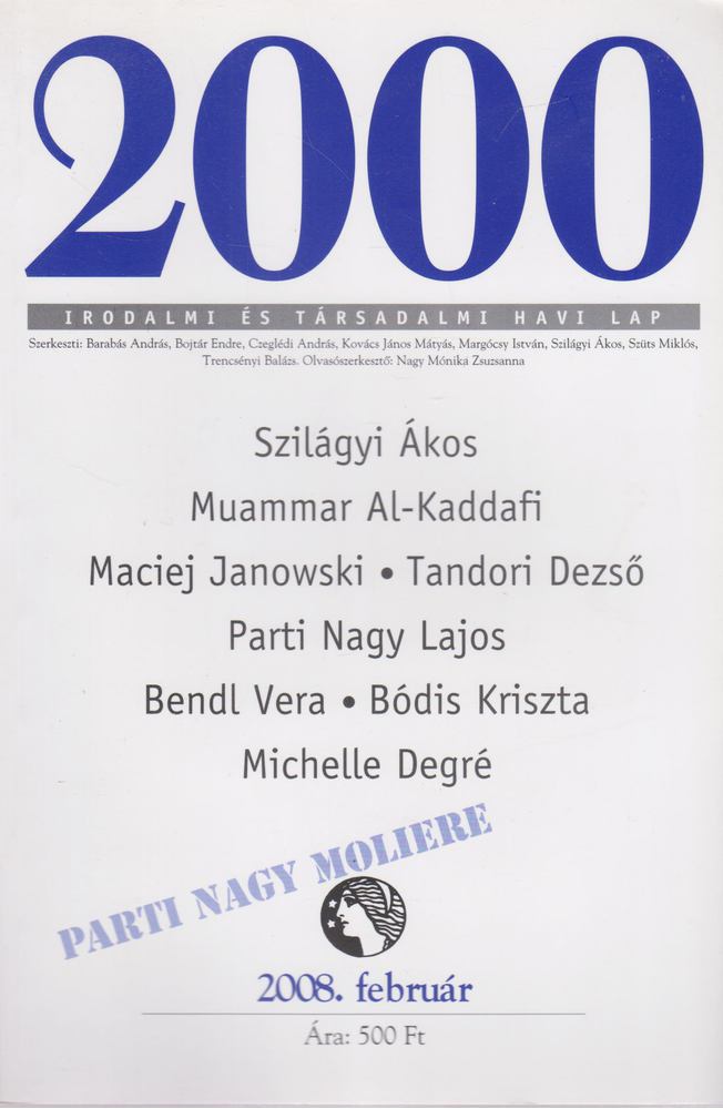 Czeglédi András - 2000 Folyóirat 2008/2 [antikvár]