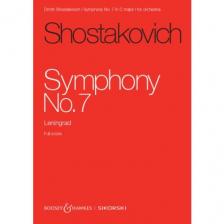 SOSZTAKOVICS (SHOSTAKOVICH) - SYMPHONY NOL7 LENINGRAD FULL SCORE