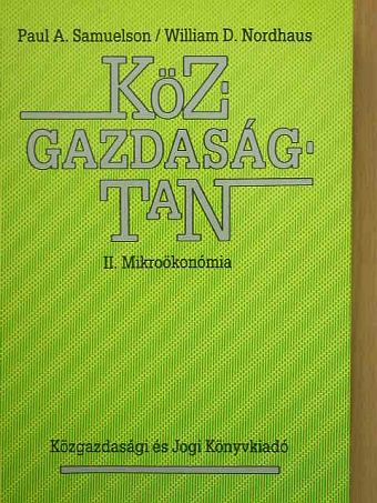 Paul A. Samuelson - Közgazdaságtan II. (töredék) [antikvár]