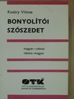 Kozáry Vilmos - Bonyolítói szószedet [antikvár]