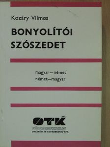 Kozáry Vilmos - Bonyolítói szószedet [antikvár]