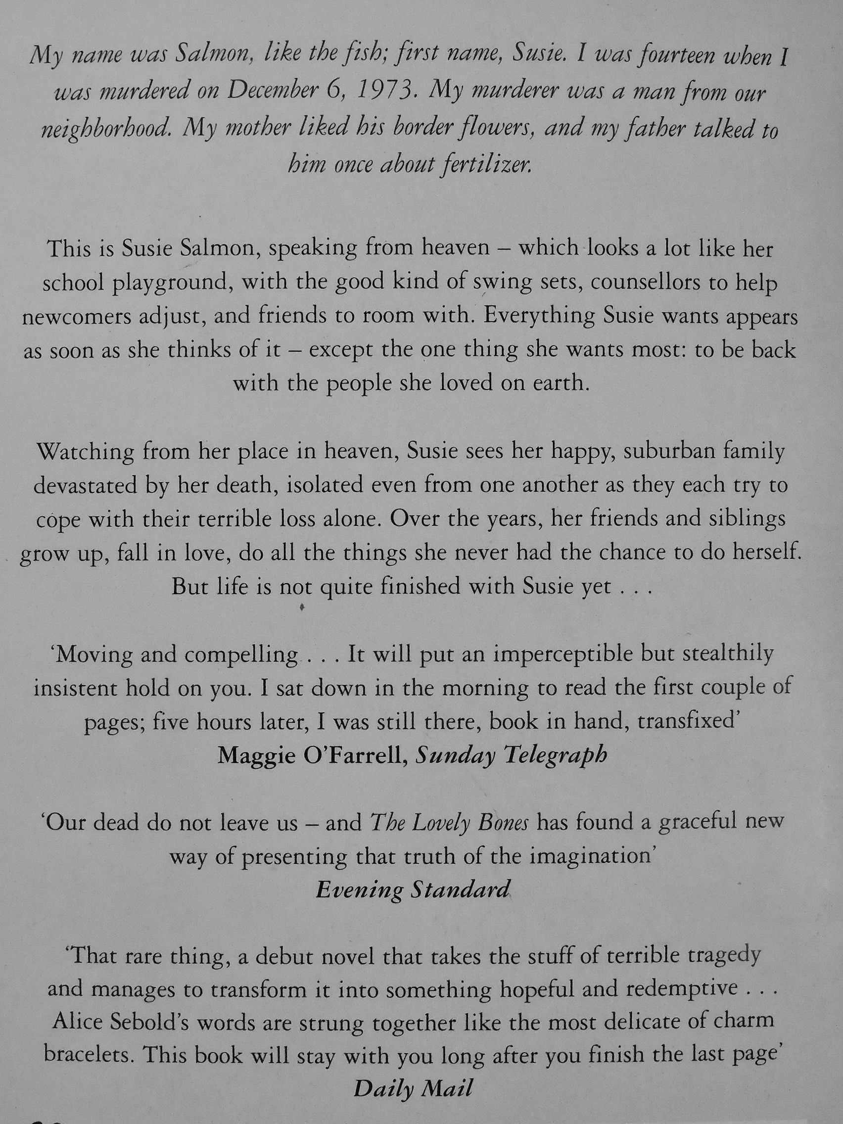 Alice Sebold - The Lovely Bones [antikvár]
