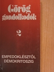 Démokritosz - Görög gondolkodók 2. [antikvár]