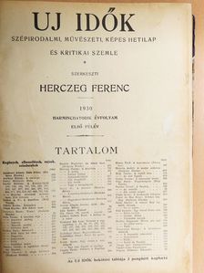 Adorján Andor - Uj Idők 1930. január-június (fél évfolyam) [antikvár]
