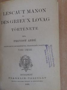Mérimée Prosper - Lescaut Manon és Des Grieux lovag története/Guillot Arséne/Aubain Abbé/Carmen/A kapitány leánya [antikvár]