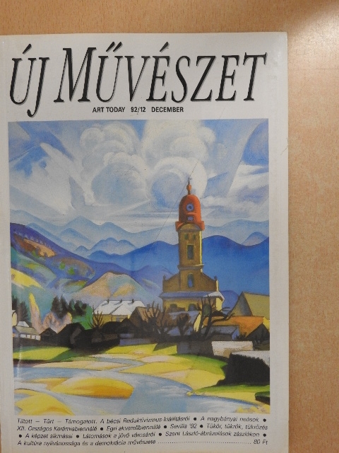 Bardi Terézia - Új művészet 1992. december [antikvár]
