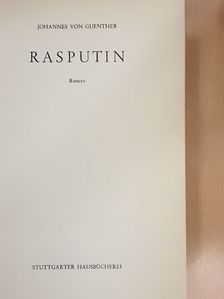 Johannes von Guenther - Rasputin  [antikvár]