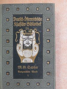 M. G. Saphir - M. G. Saphir ausgewählte Werke (gótbetűs) [antikvár]