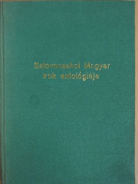 Ásgúthy Erzsébet - Szlovenszkói magyar írók antológiája IV. [antikvár]