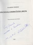 Alabán Ferenc - Irodalomközelben (dedikált) [antikvár]
