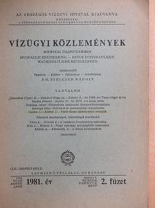 Baranyó Géza - Vízügyi Közlemények 1981/2. [antikvár]