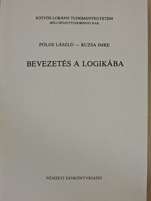 Pólos László - Bevezetés a logikába [antikvár]