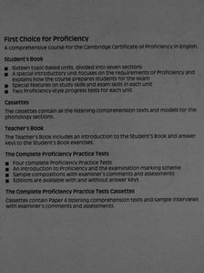 Peter May - First Choice for Proficiency [antikvár]